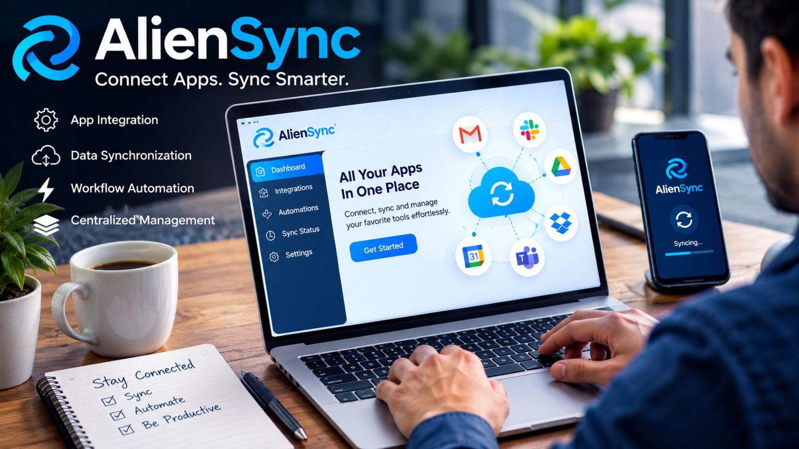 apps and softwares aliensync